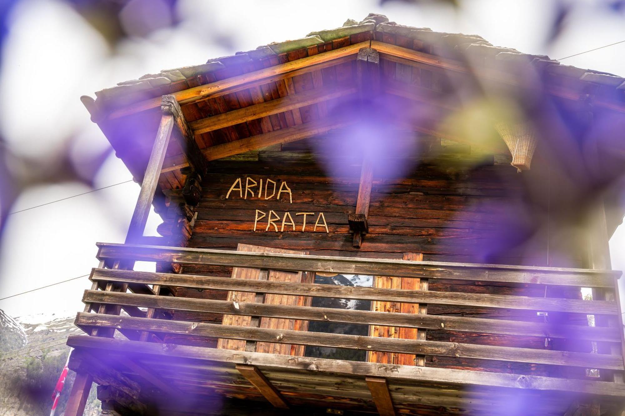 Korn-Stadel Arida Prata "Natur Pur" Grächen Exteriér fotografie